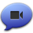 Apple iChat (shaped) Icon